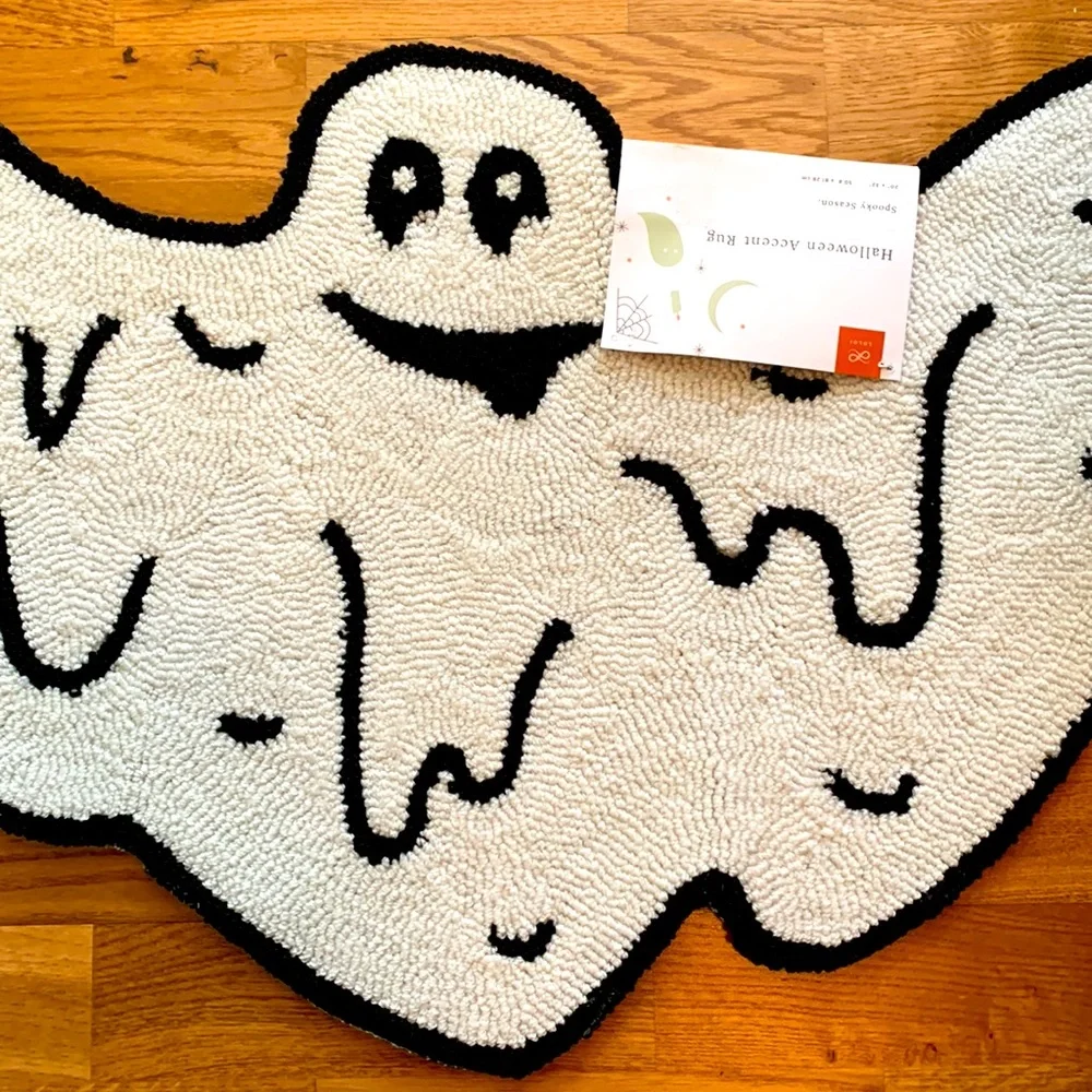 Loloi Ghost Boo Area Rug Halloween New with tags